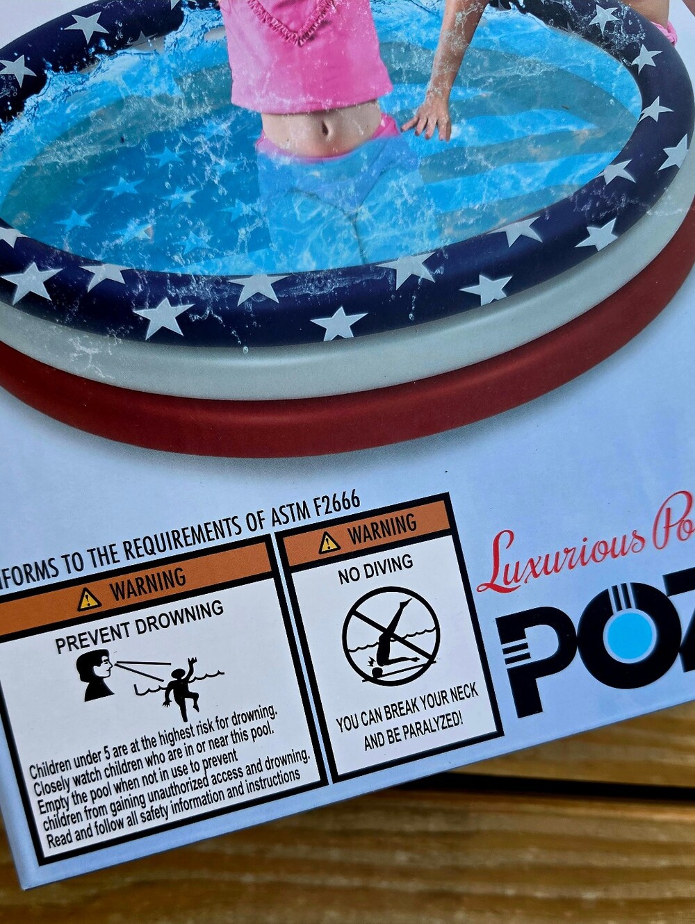 POZA Inflatable Swimming Pool - Picture 7 of 9